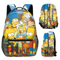 Dtsk / studentsk batoh s potiskem celho obvodu motiv Simpsonovi