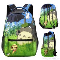 Dtsk / studentsk batoh s potiskem celho obvodu motiv Totoro