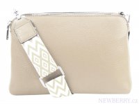 Krmov crossbody dmska kabelka s tromi sekciami Jessica