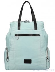 Tyrkysově modrý dámský látkový batoh / kabelka AM0334