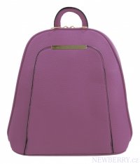 Elegantní menší dámský batůžek / kabelka sytě fialová