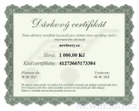 Elektronický dárkový poukaz NewBerry.cz na nákup zboží v hodnotě 1000 Kč