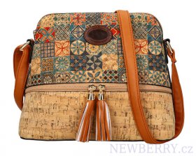 Crossbody dmsk kabelka v korkovm designu T8297 typ 14