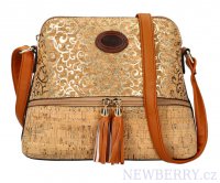 Crossbody dmsk kabelka v korkovm designu T8297 typ 15