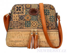 Crossbody dmsk kabelka v korkovm designu T8297 typ 8