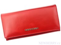 Gregorio Kožená červená matná dámská peněženka v dárkové krabičce