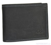 Pánská peněženka z broušené kůže RFID v krabičce GROSSO